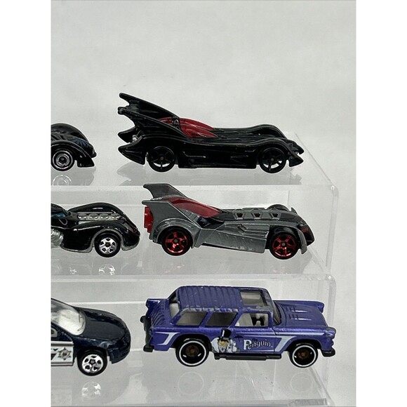 Hot Wheels Batmobile Lot Batman Forever Gotham Police Catwoman Penguin - Picture 4 of 8